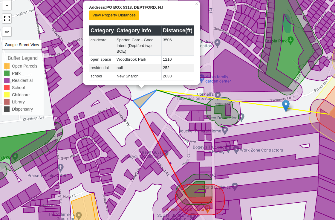 Cannabis real estate tool
